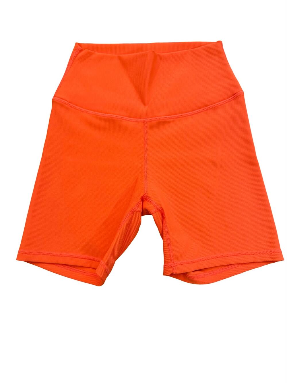 WILO The Label Orange High Rise Biker Shorts Sz XS Athletic Yoga